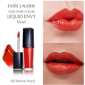 Estée Lauder Pure Color Envy Liquid Vinyl Lip Color 305 Patently Peachy New
